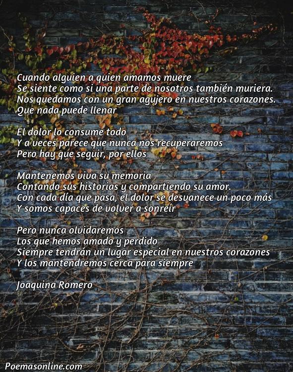 Reflexivo Poema para Alguien que Murió, 5 Poemas para Alguien que Murió