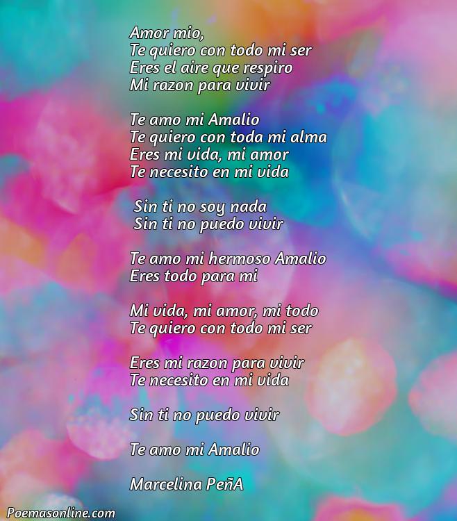 Corto Poema para Amalio, Cinco Poemas para Amalio