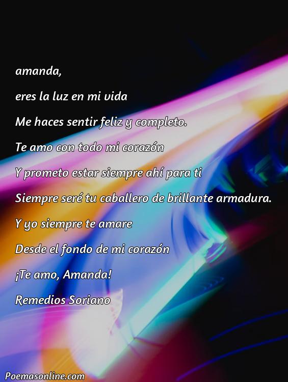 Reflexivo Poema para Amanda, Poemas para Amanda