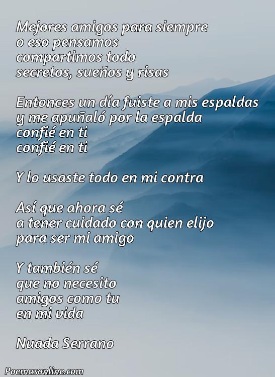 Excelente Poema para Amigas Traicioneras, Poemas para Amigas Traicioneras