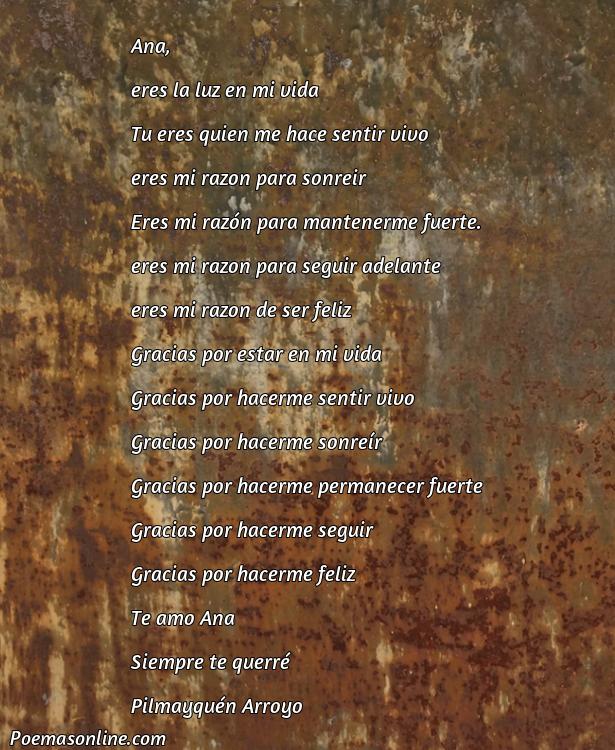 Excelente Poema para Analía, Cinco Poemas para Analía