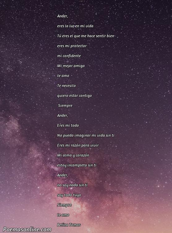 Hermoso Poema para Ander, Cinco Poemas para Ander