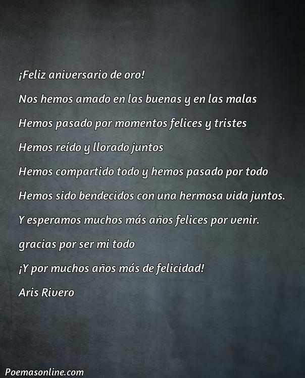 Lindo Poema para Aniversario de Bodas de Oro, Poemas para Aniversario de Bodas de Oro