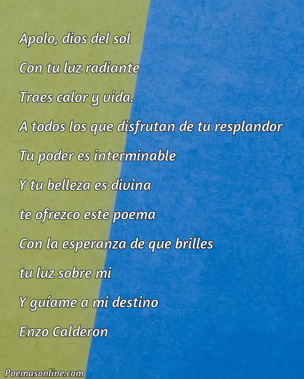 Inspirador Poema para Apolo, Cinco Poemas para Apolo