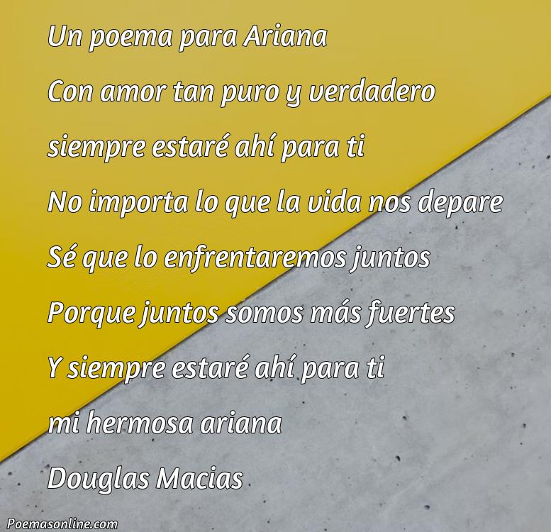 Excelente Poema para Ariana, 5 Mejores Poemas para Ariana