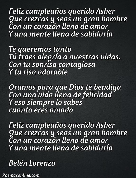 Mejor Poema para Asher, Poemas para Asher