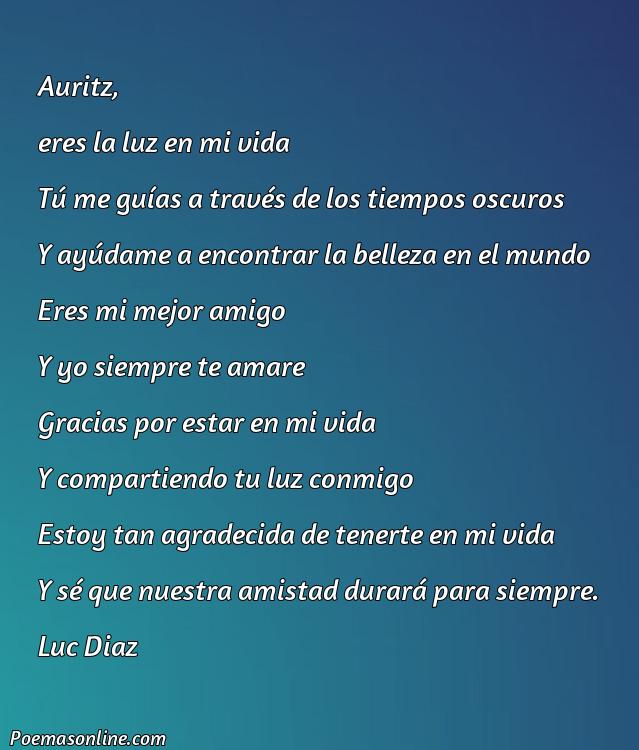 Hermoso Poema para Auritz, Poemas para Auritz