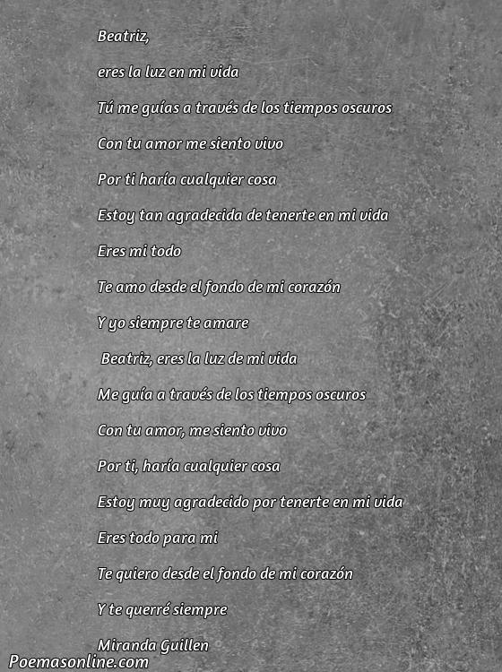 Cinco Poemas para Beatriz