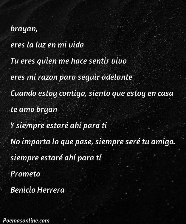 Hermoso Poema para Brian, Cinco Mejores Poemas para Brian