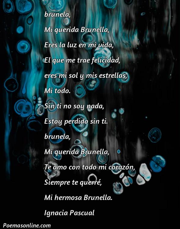 Hermoso Poema para Brunella, Poemas para Brunella