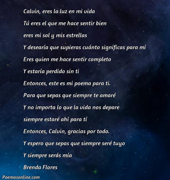 Excelente Poema para Calvin, Cinco Mejores Poemas para Calvin