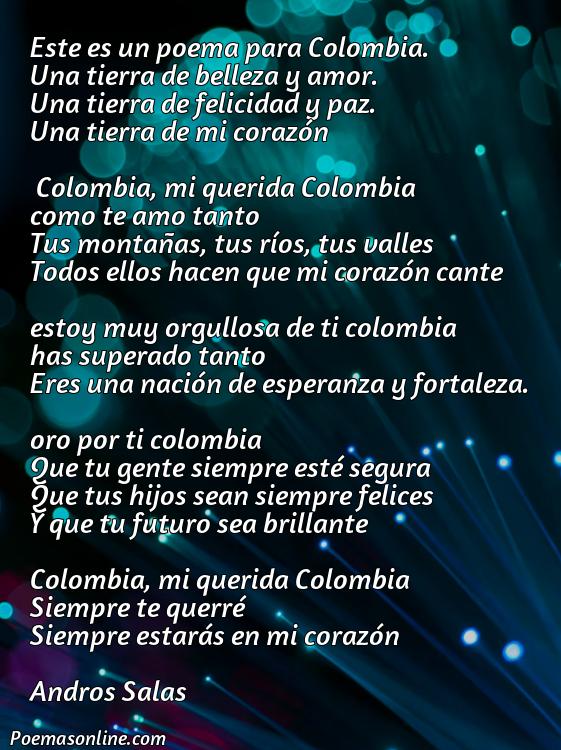 Hermoso Poema para Colombia, Cinco Mejores Poemas para Colombia