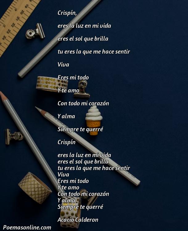 Excelente Poema para Crispín, 5 Poemas para Crispín