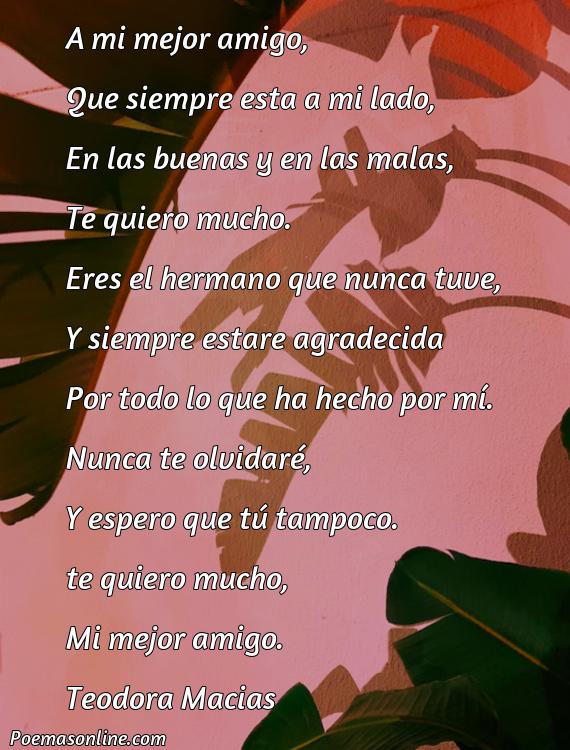 Hermoso Poema para Dedicar a Tu Mejor Amigo, Cinco Poemas para Dedicar a Tu Mejor Amigo