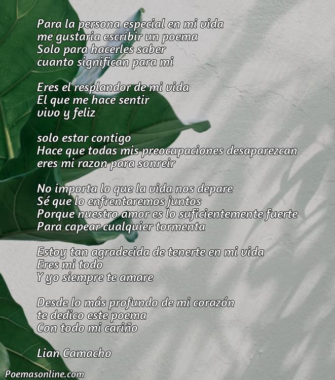 Inspirador Poema para Dedicar a una Persona Especial, Poemas para Dedicar a una Persona Especial