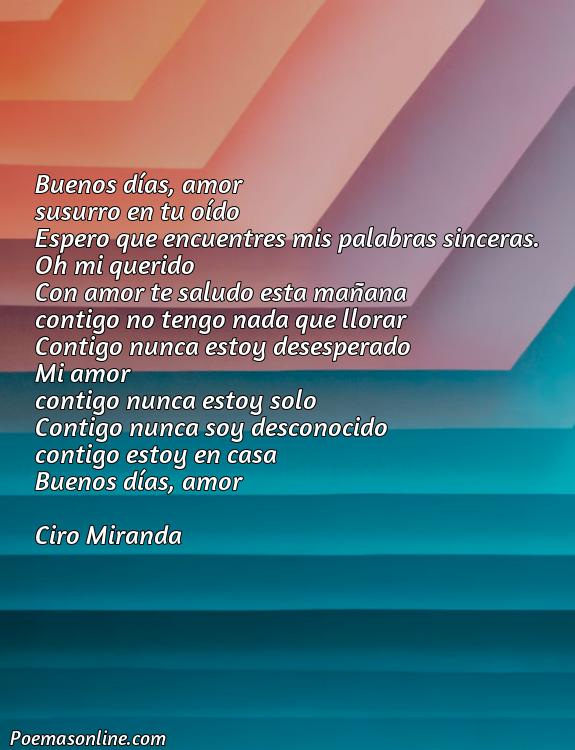 Hermoso Poema para Desear Buenos Dias a mi Novia, 5 Mejores Poemas para Desear Buenos Dias a mi Novia
