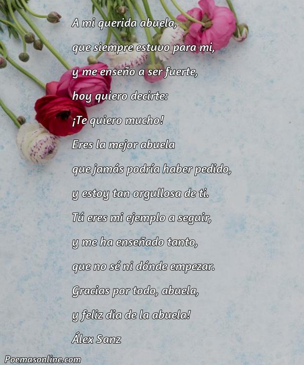 Corto Poema para Día de la Abuela, 5 Poemas para Día de la Abuela