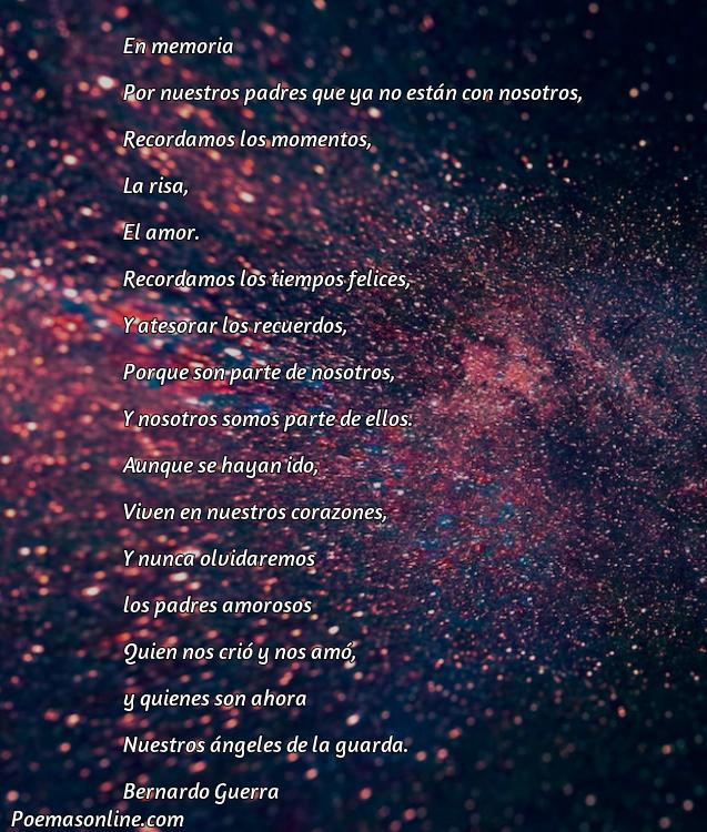 Hermoso Poema para Difuntos Padres, Poemas para Difuntos Padres