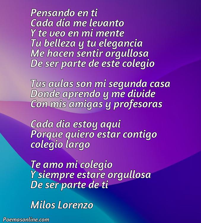 Lindo Poema para el Colegio Largos, 5 Mejores Poemas para el Colegio Largos