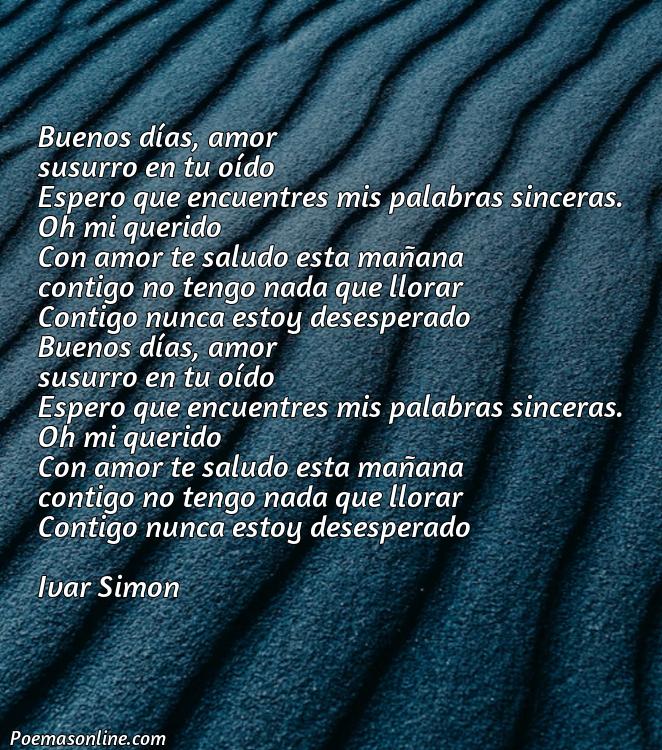 Excelente Poema para Enamorar Buenos Días, 5 Poemas para Enamorar Buenos Días