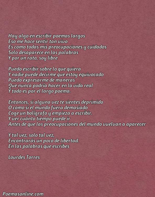 Mejor Poema para Escribir Largos, 5 Poemas para Escribir Largos