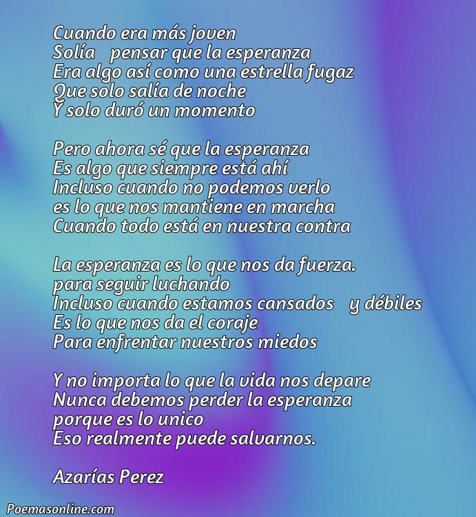 Hermoso Poema para Esperanza, 5 Poemas para Esperanza