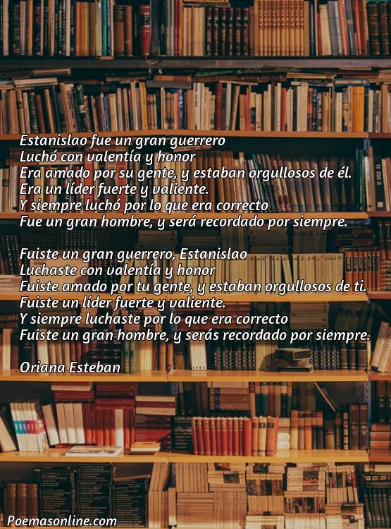 Mejor Poema para Estanislao, Poemas para Estanislao