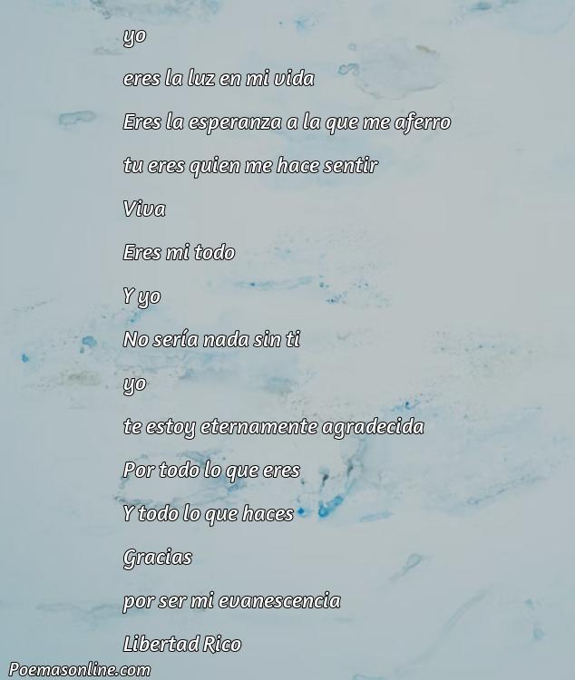 Hermoso Poema para Evanescencia, Cinco Poemas para Evanescencia