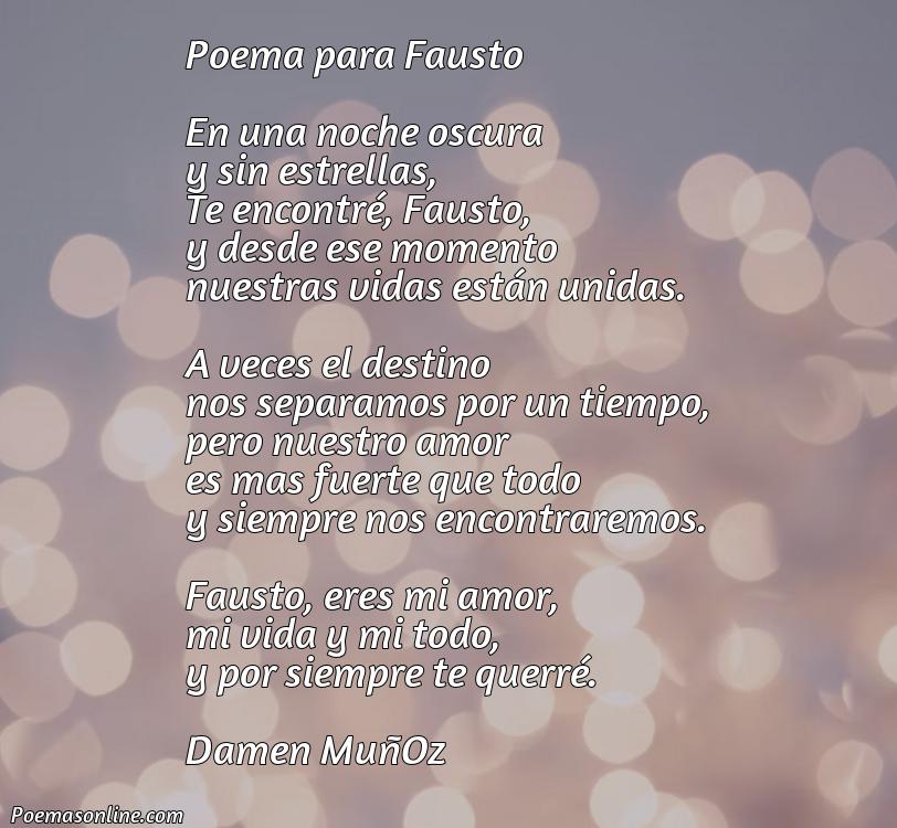 Lindo Poema para Fausto, Poemas para Fausto
