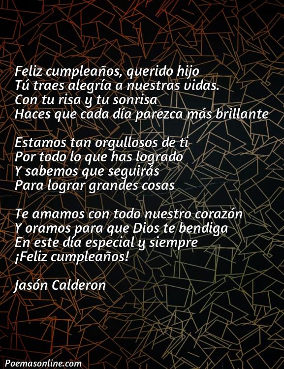 Reflexivo Poema para Felicitar a un Hijo en su Cumpleaños, Poemas para Felicitar a un Hijo en su Cumpleaños