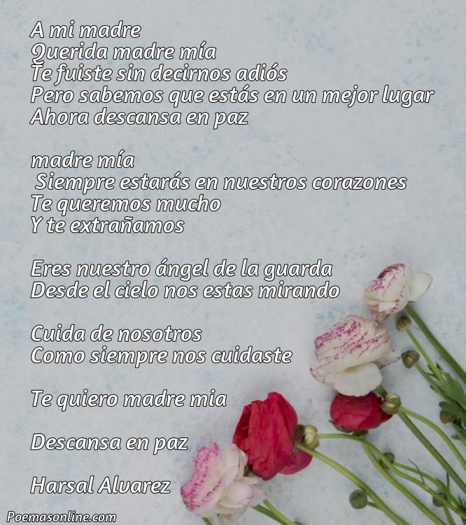 Excelente Poema para Funeral de una Madre, Poemas para Funeral de una Madre