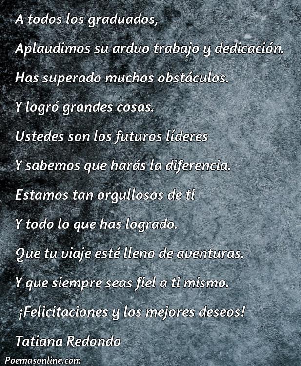 Hermoso Poema para Graduados, Poemas para Graduados