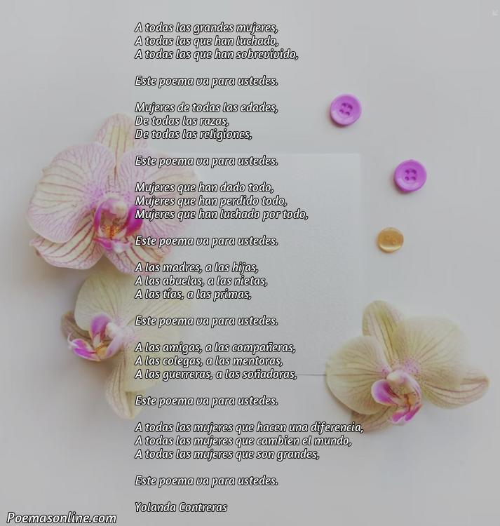 Lindo Poema para Grandes Mujeres, Poemas para Grandes Mujeres