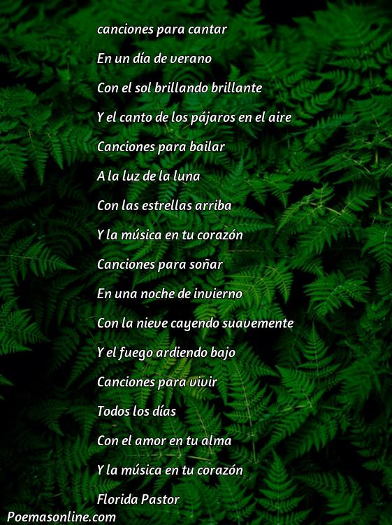 Hermoso Poema para Hacer Canciones, Cinco Poemas para Hacer Canciones