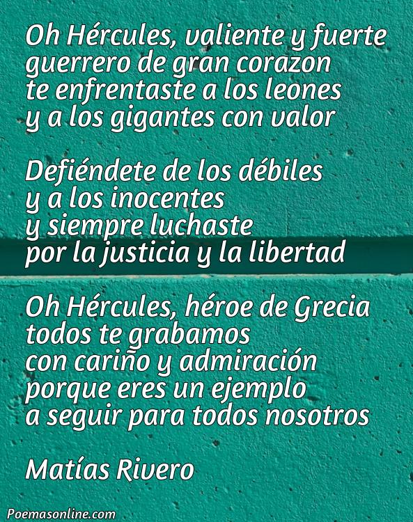 Lindo Poema para Hércules, Poemas para Hércules