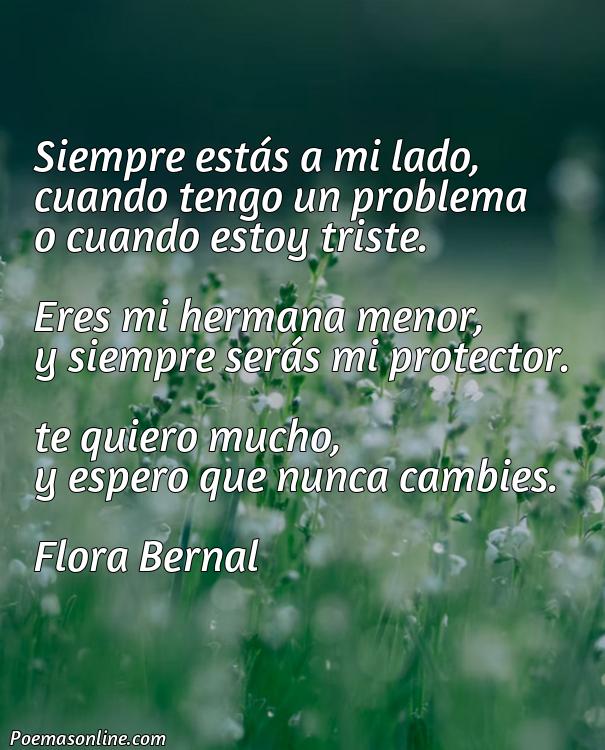 Hermoso Poema para Hermana Menor, Poemas para Hermana Menor