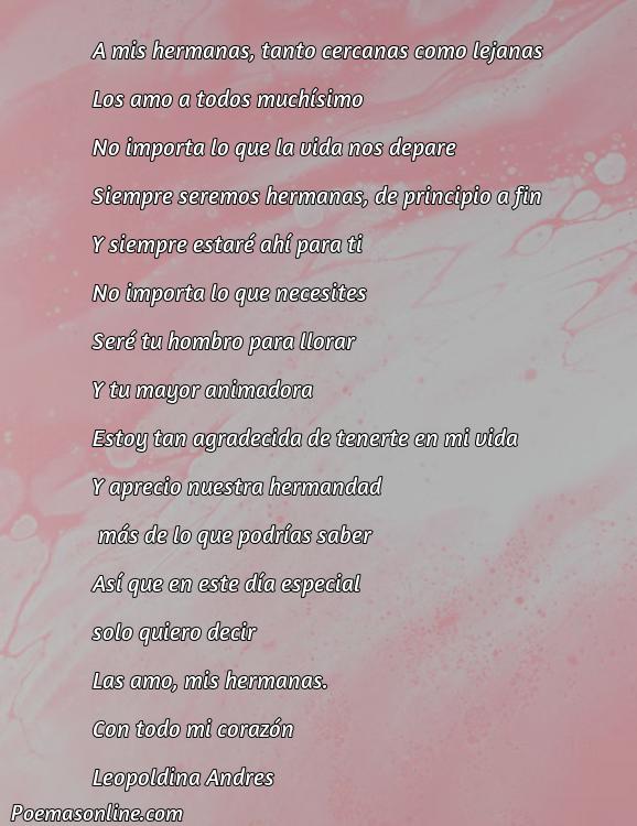 Inspirador Poema para Hermanas Cortos, Poemas para Hermanas Cortos