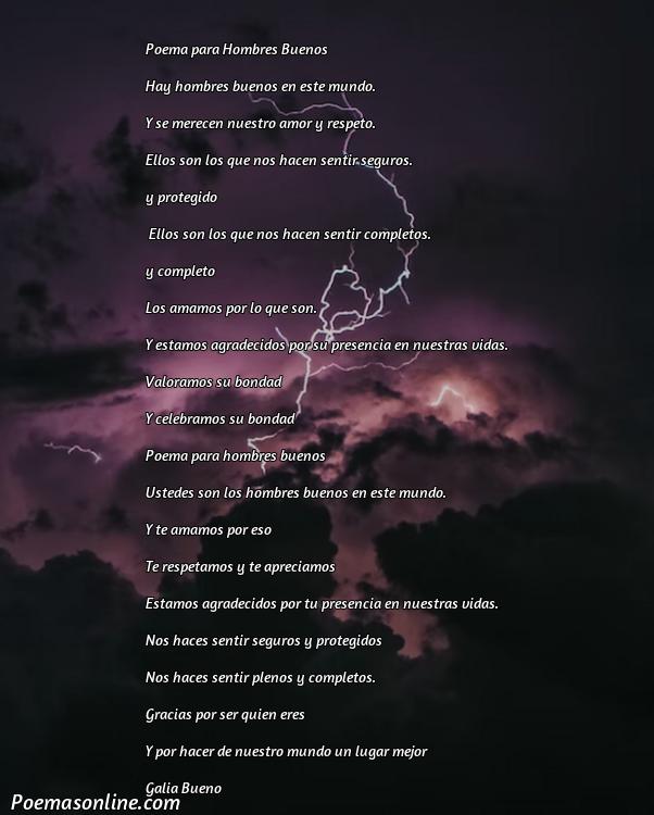 Mejor Poema para Hombres Buenos, 5 Poemas para Hombres Buenos