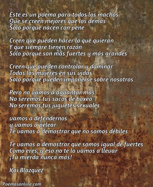 Hermoso Poema para Hombres Machistas, Poemas para Hombres Machistas