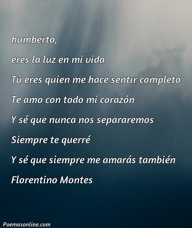 Excelente Poema para Humberto, Cinco Mejores Poemas para Humberto