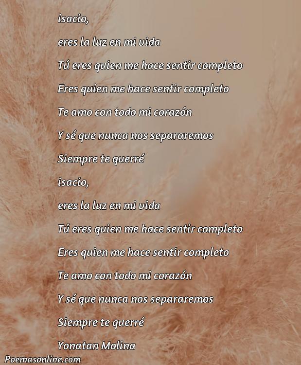 Hermoso Poema para Isacio, 5 Mejores Poemas para Isacio