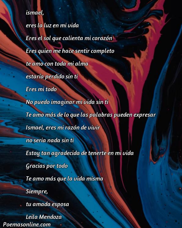 Reflexivo Poema para Ismael, 5 Mejores Poemas para Ismael