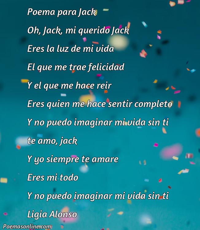 Mejor Poema para Jack, Poemas para Jack