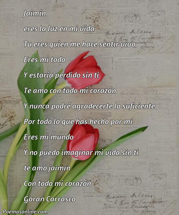 Lindo Poema para Jaimin, 5 Poemas para Jaimin