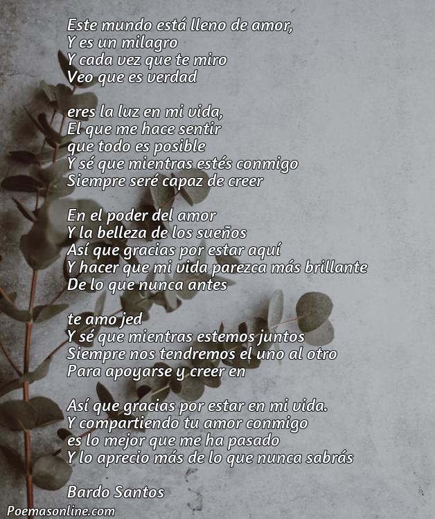 Lindo Poema para Jed, 5 Poemas para Jed
