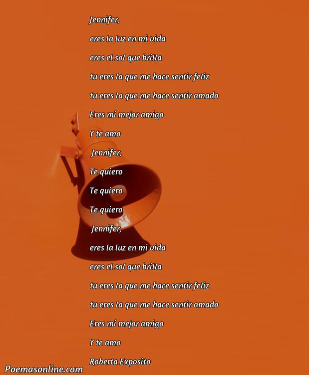 Corto Poema para Jennifer, Cinco Mejores Poemas para Jennifer