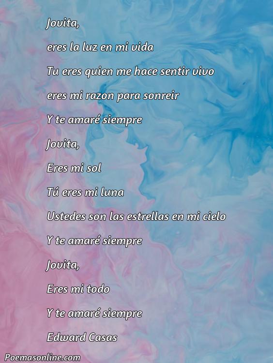 Reflexivo Poema para Jovita, Poemas para Jovita
