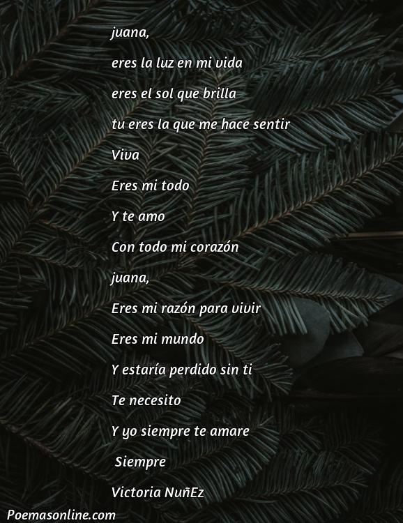 Reflexivo Poema para Juana, 5 Mejores Poemas para Juana