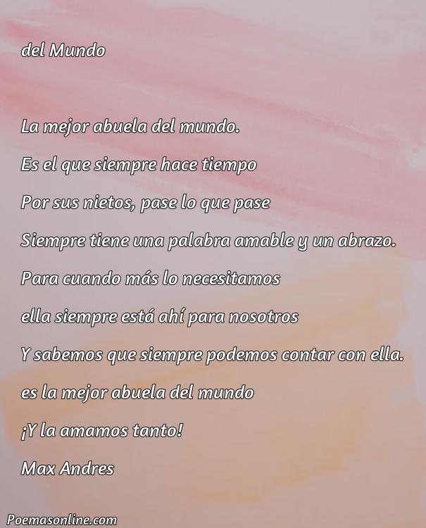 Mejor Poema para la Mejor Abuela, 5 Mejores Poemas para la Mejor Abuela