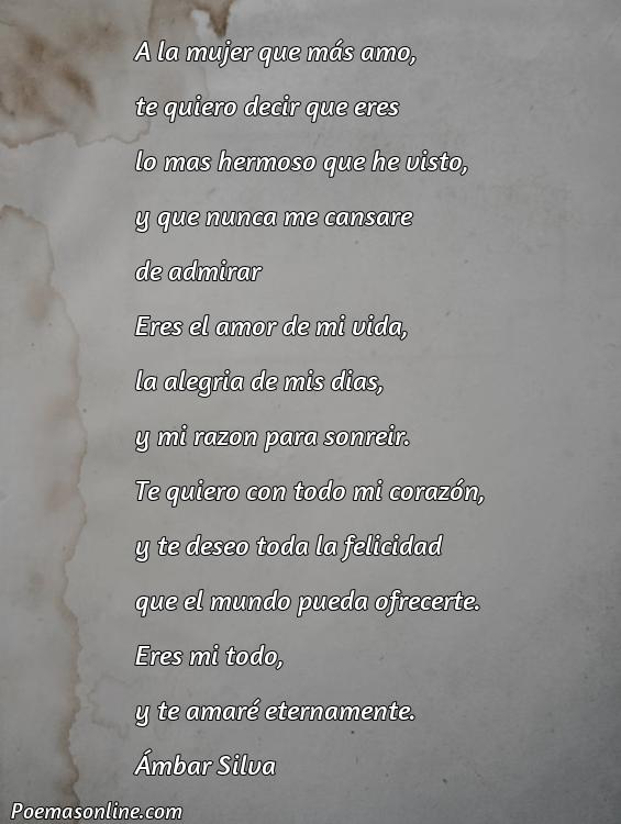 Reflexivo Poema para la Mujer que Mas Amo, Poemas para la Mujer que Mas Amo